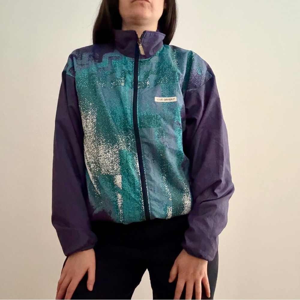 VINTAGE 90s retro Louis Garneau windbreaker - M - Picture 5 of 16